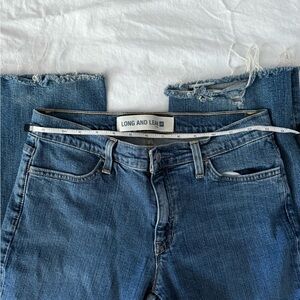 Women's Low Rise Blue Jeans